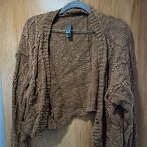 F21 cropped sweater